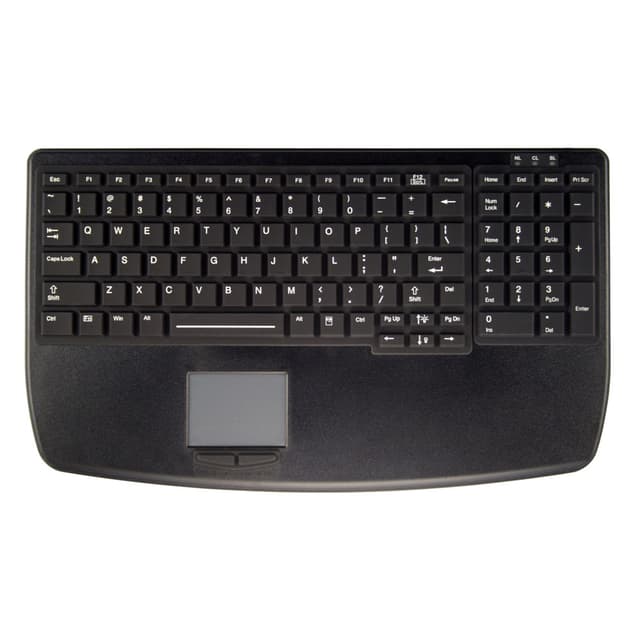 Active AK-B7410-G Key Ultra Flat Backlit Medical keyboard with Touchpad